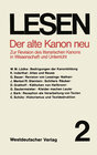 Buchcover Der alte Kanon neu