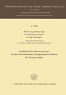 Buchcover Vergleichende Untersuchungen mit den internationalen Festigkeitsprüfverfahren für Gesteinssplitte