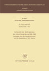 Buchcover Vorbericht über die Ergebnisse der Kölner Domgrabung 1946 – 1983