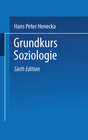Buchcover Grundkurs Soziologie