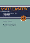 Buchcover Funktionalanalysis