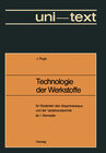Buchcover Technologie der Werkstoffe