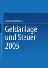 Buchcover Geldanlage und Steuer 2005