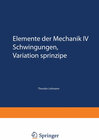 Buchcover Elemente der Mechanik IV