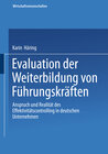 Buchcover Evaluation der Weiterbildung von Führungskräften