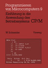 Buchcover Einführung in die Anwendung des Betriebssystems CP/M