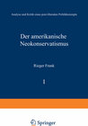 Buchcover Der amerikanische Neokonservatismus