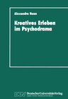 Buchcover Kreatives Erleben im Psychodrama