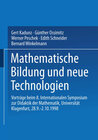 Buchcover Mathematische Bildung und neue Technologien