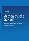 Buchcover Mathematische Statistik I