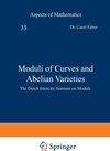 Buchcover Moduli of Curves and Abelian Varieties