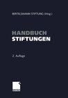 Buchcover Handbuch Stiftungen