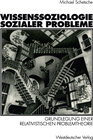 Buchcover Wissenssoziologie sozialer Probleme