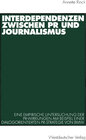 Buchcover Interdependenzen zwischen PR und Journalismus