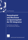 Buchcover Humankapital und Wachstum im Spannungsfeld der EU-Integration