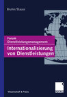 Buchcover Internationalisierung von Dienstleistungen