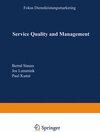 Buchcover Service Quality and Management