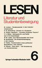Buchcover Literatur und Studentenbewegung