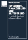 Buchcover Investition, Finanzierung und Besteuerung