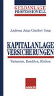 Buchcover Kapitalanlage Versicherungen