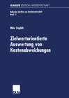 Buchcover Zielwertorientierte Auswertung von Kostenabweichungen