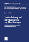 Buchcover Standardisierung und Individualisierung von Dienstleistungen