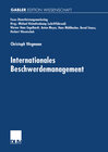 Buchcover Internationales Beschwerdemanagement