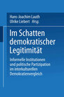 Buchcover Im Schatten demokratischer Legitimität