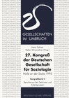 Buchcover 27. Kongreß der Deutschen Gesellschaft für Soziologie. Gesellschaften im Umbruch