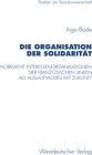 Buchcover Die Organisation der Solidarität