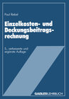 Buchcover Einzelkosten- und Deckungsbeitragsrechnung