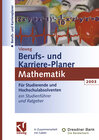 Buchcover Vieweg Berufs- und Karriere-Planer 2003: Mathematik