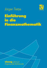 Buchcover Einführung in die Finanzmathematik