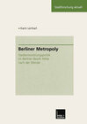 Buchcover Berliner Metropoly