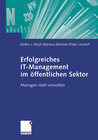 Buchcover Erfolgreiches IT-Management im öffentlichen Sektor