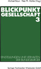 Buchcover Blickpunkt Gesellschaft 3