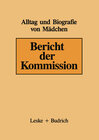 Buchcover Bericht der Kommission