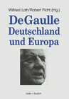 Buchcover De Gaulle, Deutschland und Europa