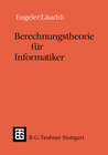 Buchcover Berechnungstheorie für Informatiker