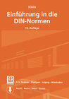 Buchcover Klein Einführung in die DIN-Normen