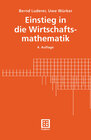 Buchcover Einstieg in die Wirtschaftsmathematik