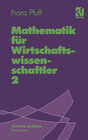 Buchcover Mathematik für Wirtschaftswissenschaftler 2
