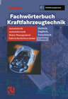 Buchcover Fachwörterbuch Kraftfahrzeugtechnik