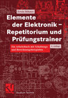 Buchcover Elemente der Elektronik - Repetitorium und Prüfungstrainer