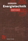 Buchcover Energietechnik