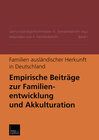 Buchcover Familien ausländischer Herkunft in Deutschland