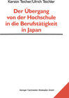 Buchcover Der Übergang von der Hochschule in die Berufstätigkeit in Japan