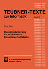 Buchcover Dialogmodellierung für multimediale Benutzerschnittstellen