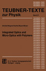 Buchcover Integrated Optics and Micro-Optics with Polymers