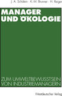 Buchcover Manager und Ökologie